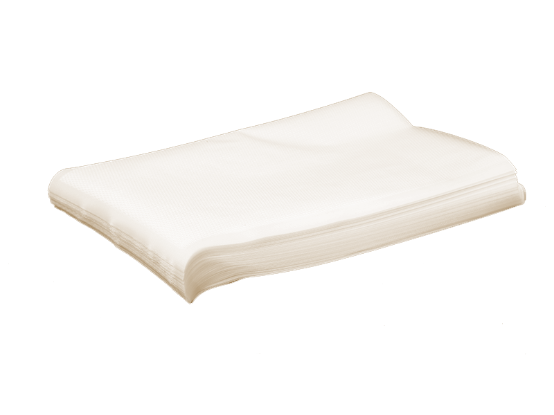 compostable pre cut embossed bags